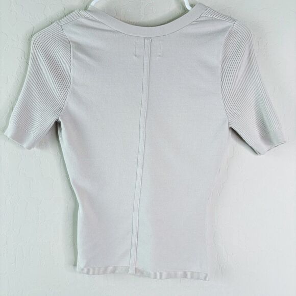 Grey Ven Graham Ribbed Top - Picture 4 of 4